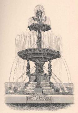 A dormant city-owned fountain at the intersection of Bowdoin Street and Adams Street- known as Eaton Square or Coppens Square- replaced an earlier, far more ornate fountain that was erected and names in honor of Mayor Theodore Lyman, Jr.